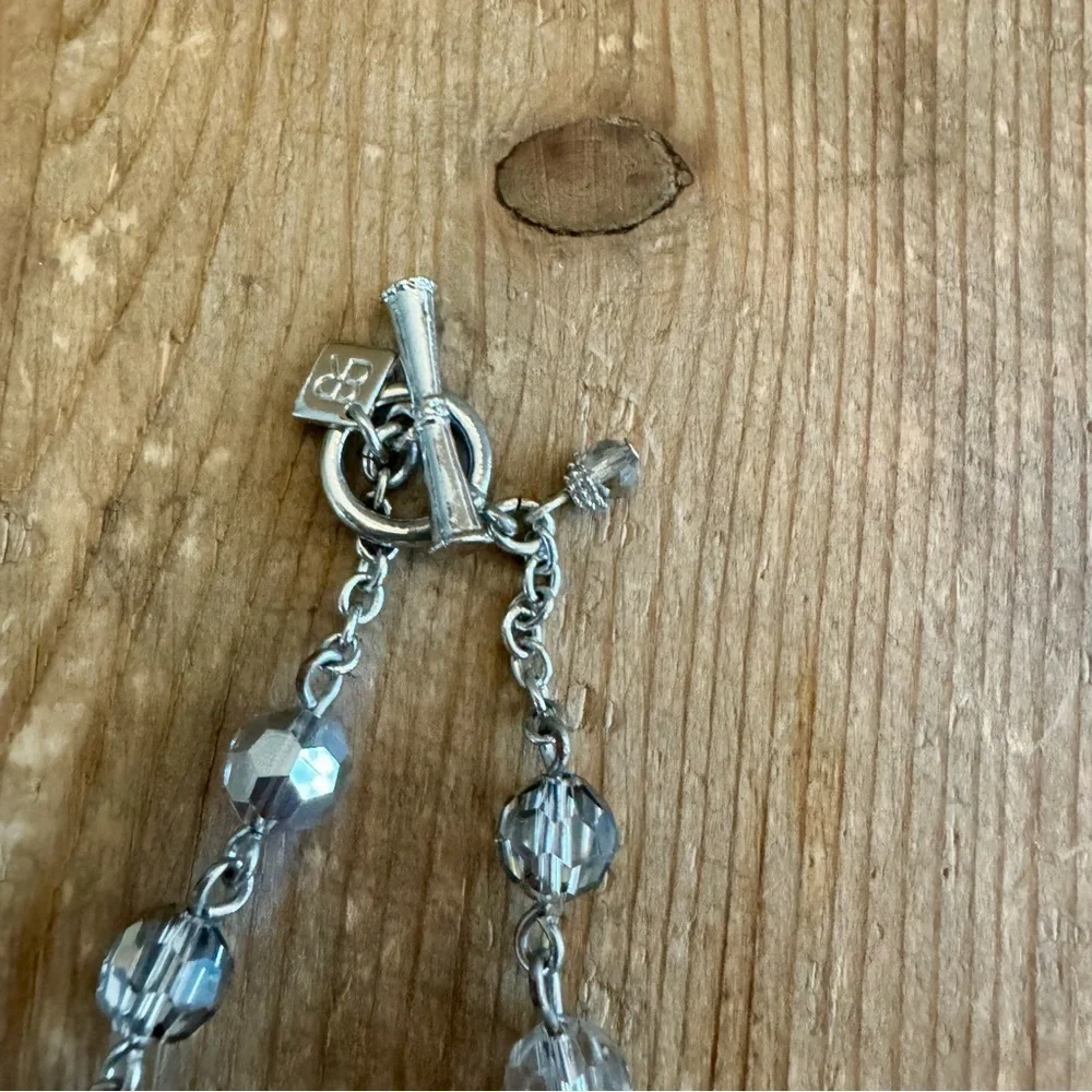 Banana Republic Silver Beaded Necklace
